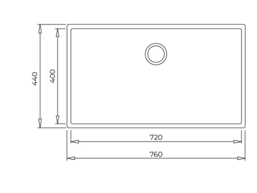 TEKA SQUARE 72.40 TG BRİGHT CREAM TEZGAHALTI GRANİT EVİYE