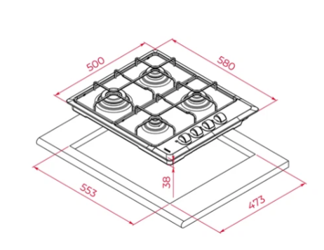 TEKA CHEF 1 ANKASTRE SET