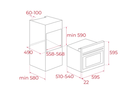 TEKA CHEF 1 ANKASTRE SET