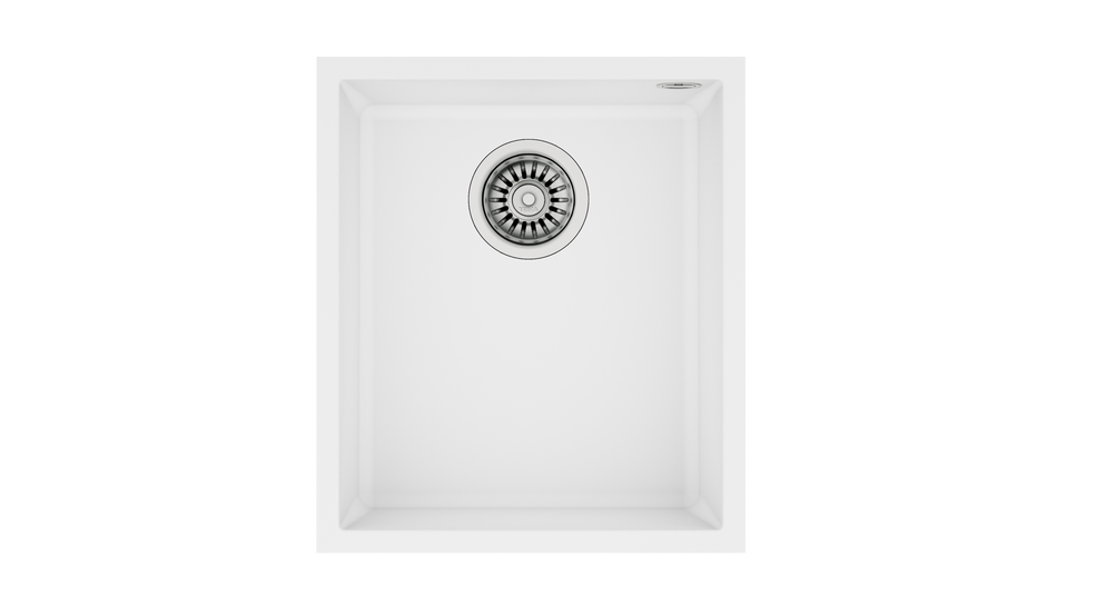 TEKA SQUARE 34.40 TG TEZGAH ALTI ARCTİC WHİTE GRANİT EVİYE