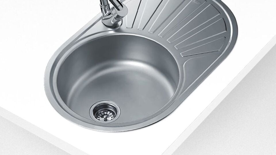 TEKA DR 77 1B 1D ANKASTRE PASLANMAZ ÇELİK EVİYE TEK GÖZ