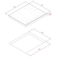 TEKA IZC 64010 BK MSS 60 CM 4 PİŞİRME BÖLMELİ İNDÜKSİYON OCAK VE DİRECT FUNCTİON MULTİSLİDER