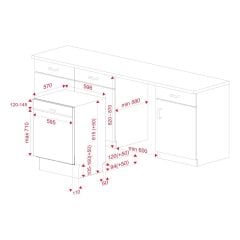 TEKA DSİ 46750 FISILTI PROGRAMLI VE HIZLI PROGRAMLI 60 CM ENTEGRE BULAŞIK MAKİNESİ 1 SAAT