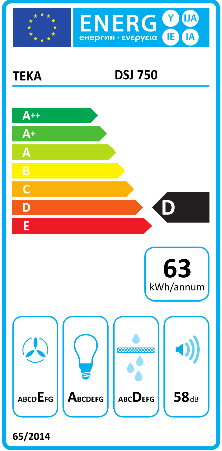 TEKA DOS 90.2 VN DUVAR TİPİ DAVLUMBAZ