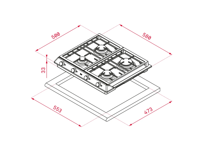 TEKA EX 60.1 4G AI AL CI WOKSUZ OCAK