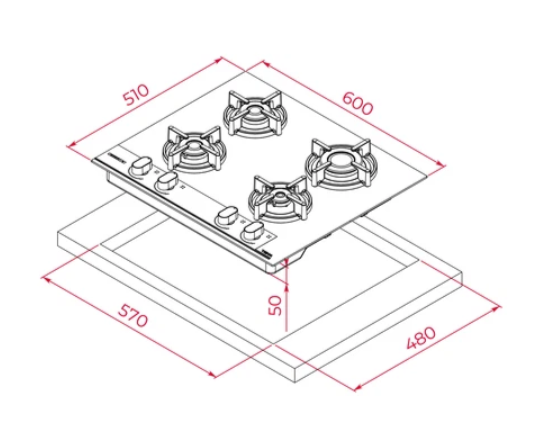 TEKA GBC 64-G1 GBC BM (E5) OCAK