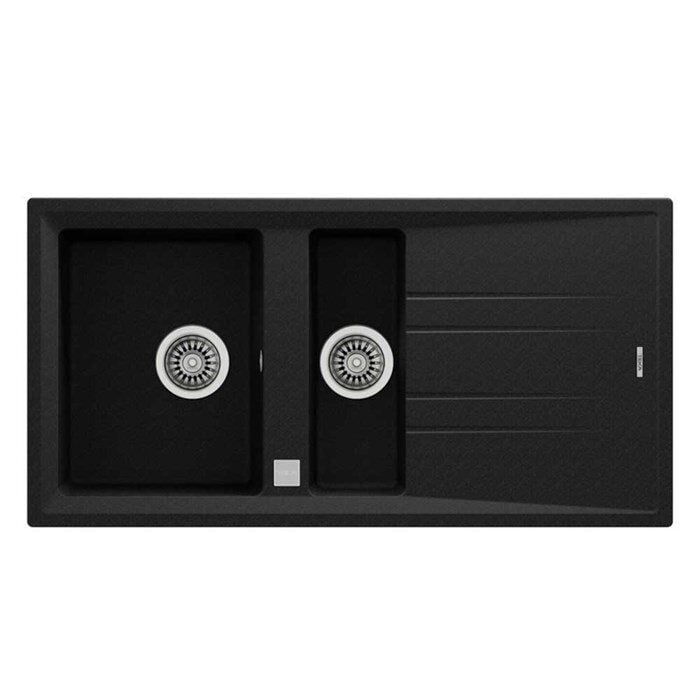 TEKA MAESTRO STONE 60 B-TG BİR BÜYÜK HAZNE BİR KÜÇÜK HAZNE VE DAMLALIKLI TEGRANİTE EVİYE 115360010