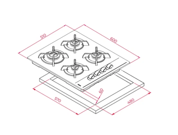 TEKA TEŞHİR CHEF 8 SET BEYAZ