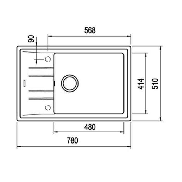 TEKA MAESTRO STONE 60 S-TG TEGRANİTE EVİYE 115330038