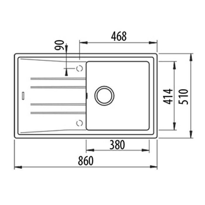 TEKA MAESTRO STONE 50 B-TG TEGRANİTE EVİYE 115330025