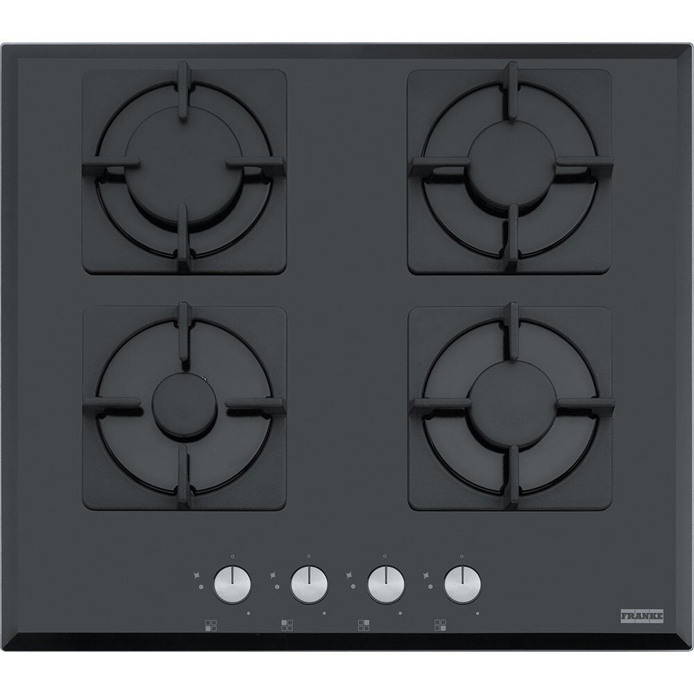 FRANKE NEW SQUARE FHNS 604 4G BK C CRİSTALLO NERO CAM OCAK