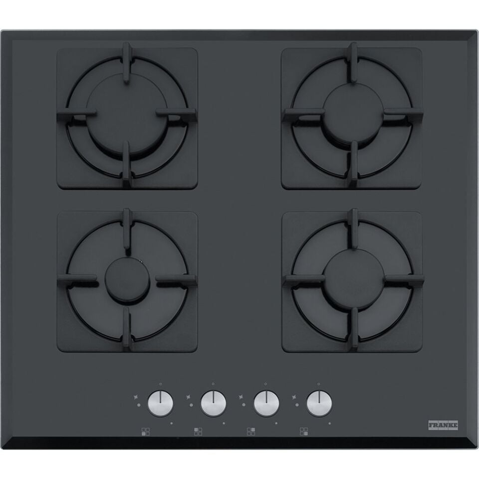 FRANKE NEW SQUARE FHNS 604 4G BK C CRİSTALLO NERO CAM OCAK