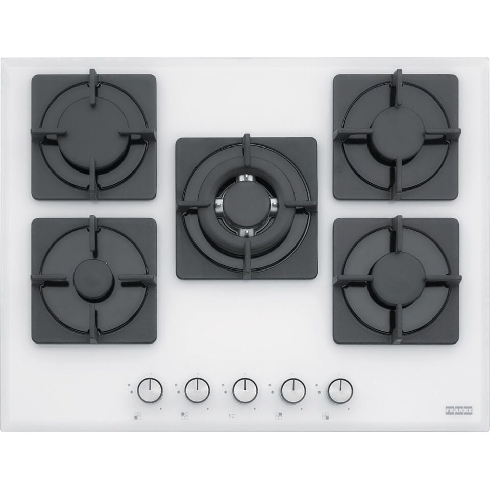FRANKE NEW SQUARE FHNS 705 4G TC WH C WHİTE GLASS CAM OCAK