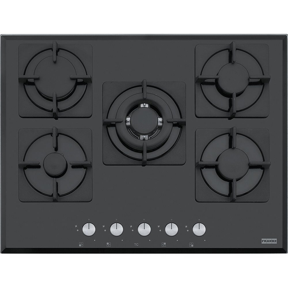 FRANKE NEW SQUARE FHNS 705 4G TC BK C CRİSTALLO NERO CAM OCAK