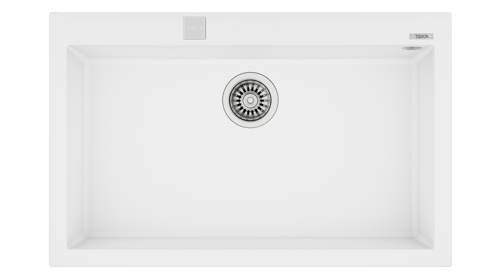 TEKA FORSQUARE 72.40 TG TEK HAZNELİ TEZGAHÜSTÜ/TEZGAHASIFIR (FLUSH) PASLANMAZ ÇELİK EVİYE