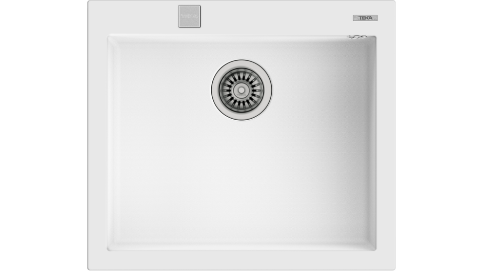 TEKA FORSQUARE 50.40 TG TEK HAZNELİ TEZGAHÜSTÜ/TEZGAHASIFIR (FLUSH) PASLANMAZ ÇELİK EVİYE