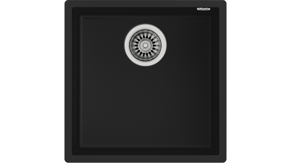 TEKA SQUARE 40.40 TG BLACK TEGRANİT TEZGAH ALTI EVİYE 115230025