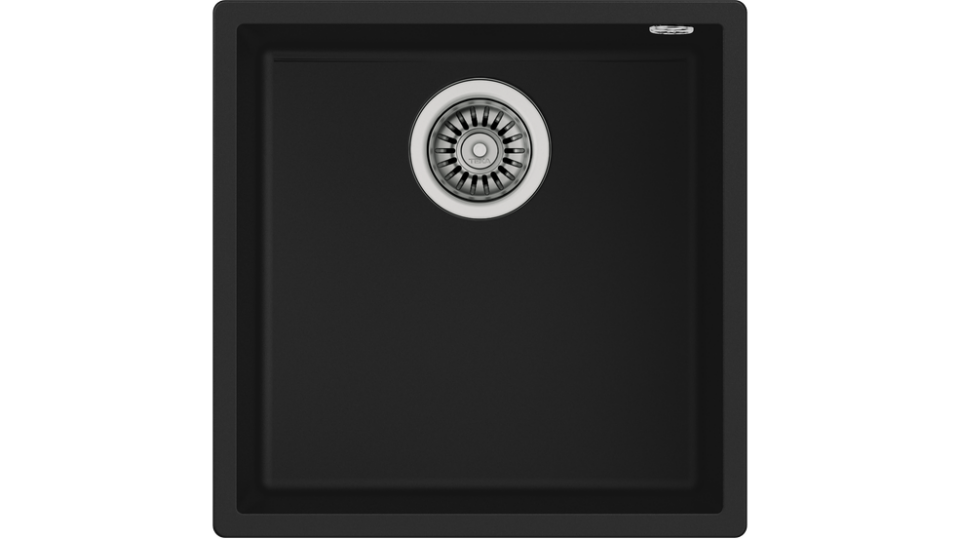 TEKA SQUARE 40.40 TG BLACK TEGRANİT TEZGAH ALTI EVİYE 115230025