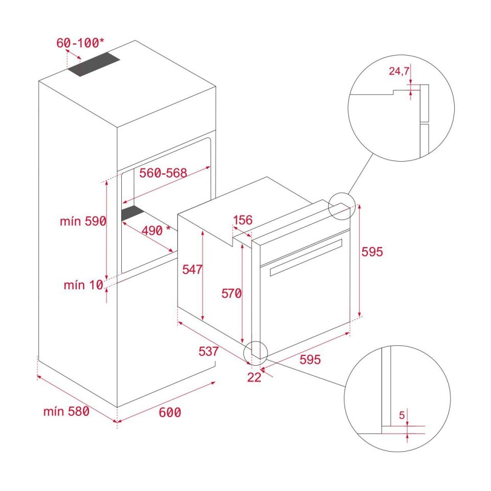 TEKA AİRFRY HLB 8416 FRYMASTER KUTUSU İLE AİRFRY FIRIN