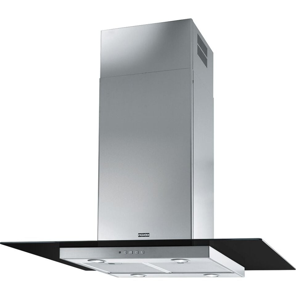 FRANKE GLASS LİNEAR FGL 915 I BK/XS PASLANMAZ ÇELİK - CAM ADA TİPİ DAVLUMBAZ