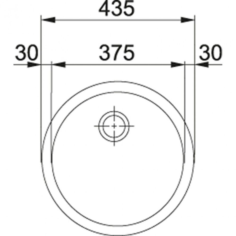 FRANKE BACCİNİ RBX 110-38 PASLANMAZ ÇELİK EVYE