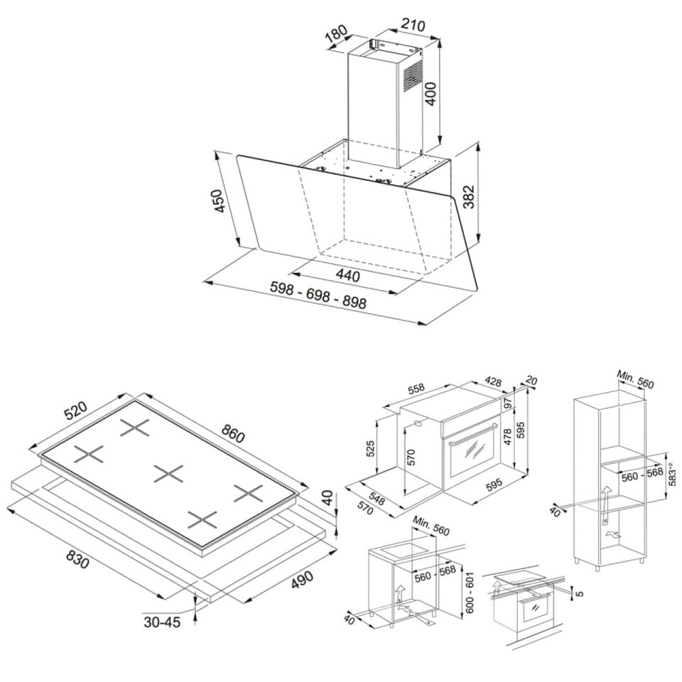 FRANKE FPJ 915 V BK/SS DAVLUMBAZ FHNG 905 4G TC BK OCAK FMA 86 H BK FIRIN SİYAH ANKASTRE SET
