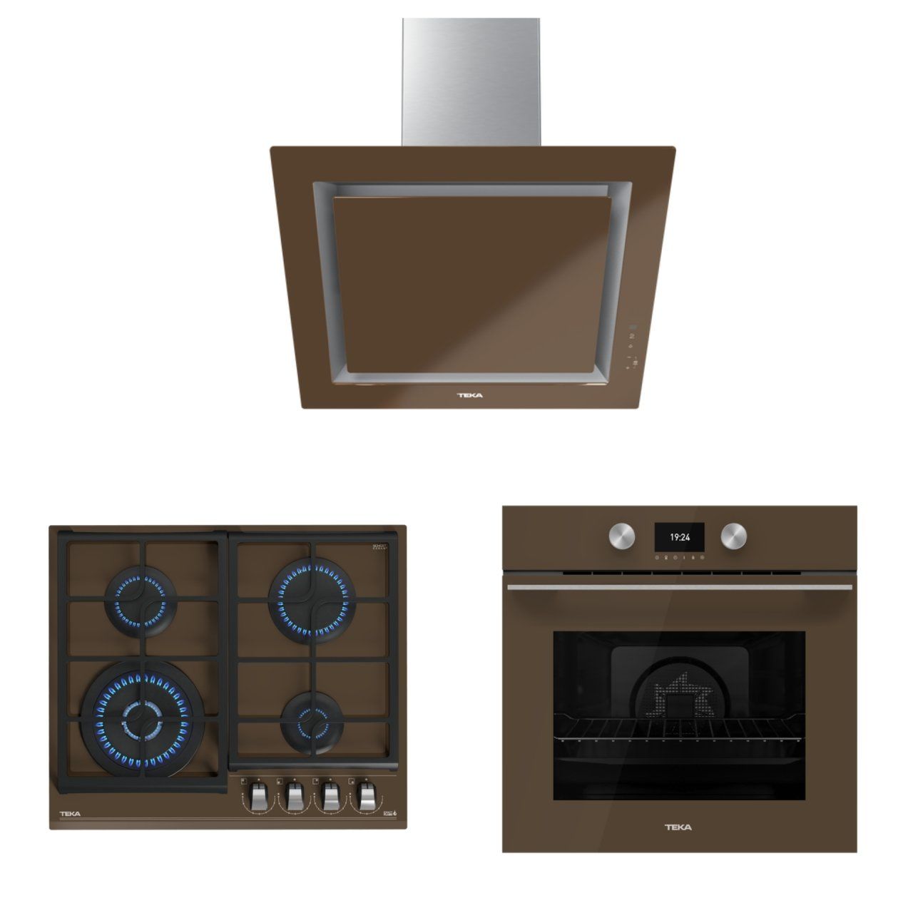 TEKA DLV 68660 LB TOS DAVLUMBAZ GZC 64320 XBN LB OCAK HLB 8600 LB FIRIN LONDON BRİCK ANKASTRE SET