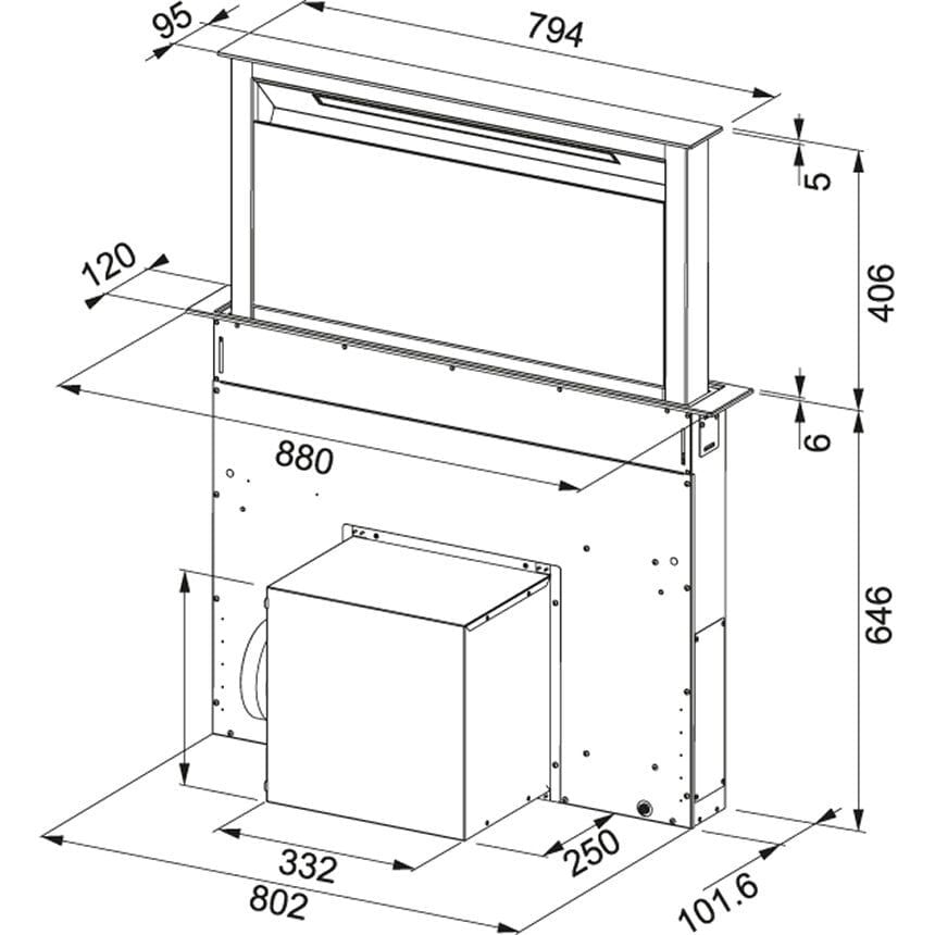 FRANKE FDW 908 IB XS DOWNDRAFT DAVLUMBAZ