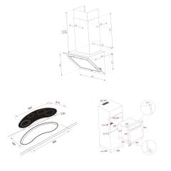TEKA DLV 98660 BK TOS DAVLUMBAZ VR 90 4G AI AL TR CI OCAK HLB 8600 BK FIRIN SİYAH ANKASTRE SET