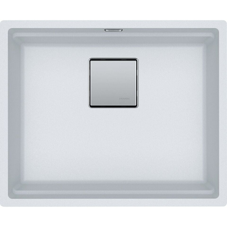 FRANKE KUBUS 2 KNG 110-52 GRANİT BİANCO TEZGAH ALTI EVYE