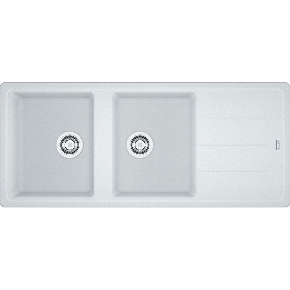 FRANKE BASİS BFG 621 2 GÖZLÜ GRANİT BİANCO EVYE