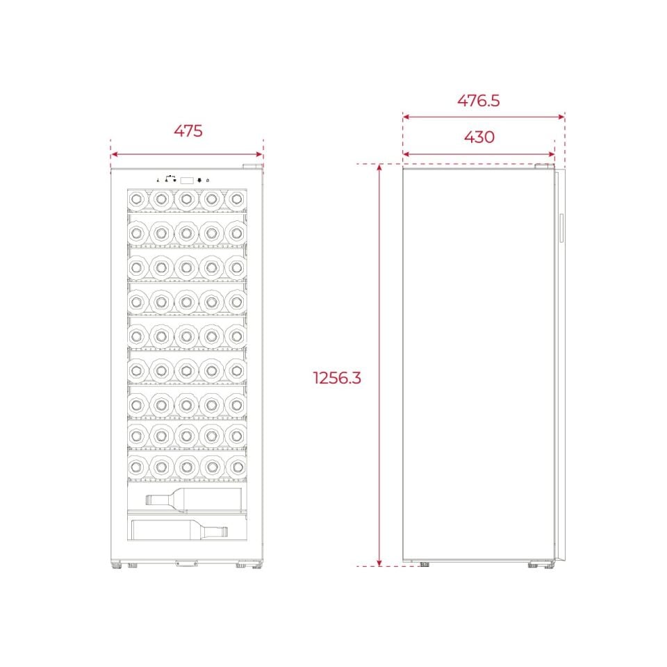 TEKA RVF 10051 GBK ŞARAP SOĞUTUCUSU