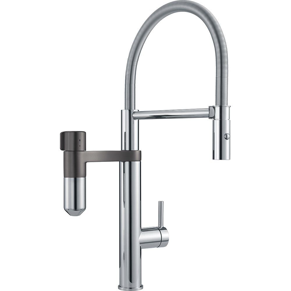 FRANKE VİTAL KAPSÜL FİLTRE SİSTEMİ SPİRALLİ KROM/GUN METAL ARMATÜR