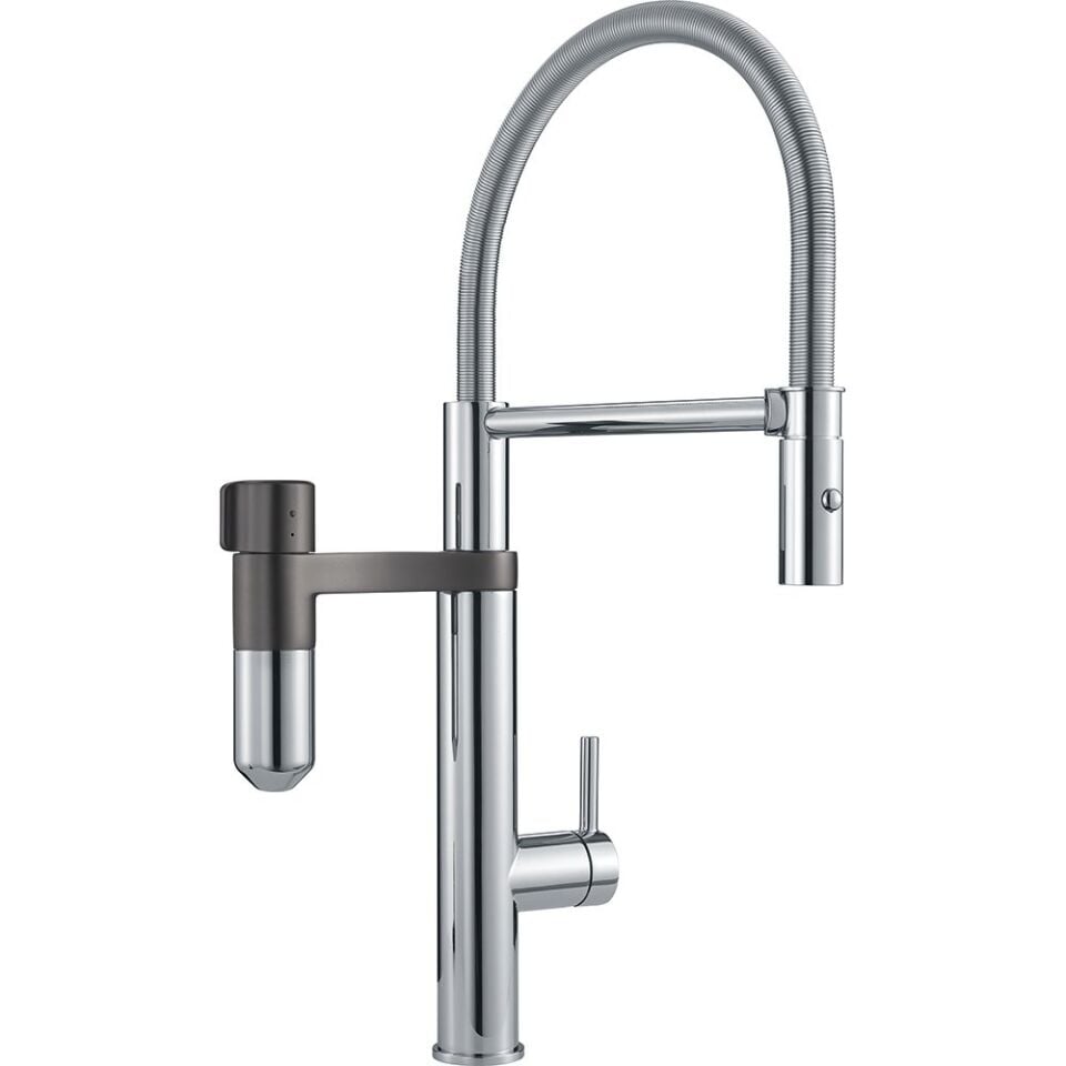 FRANKE VİTAL KAPSÜL FİLTRE SİSTEMİ SPİRALLİ KROM/GUN METAL ARMATÜR