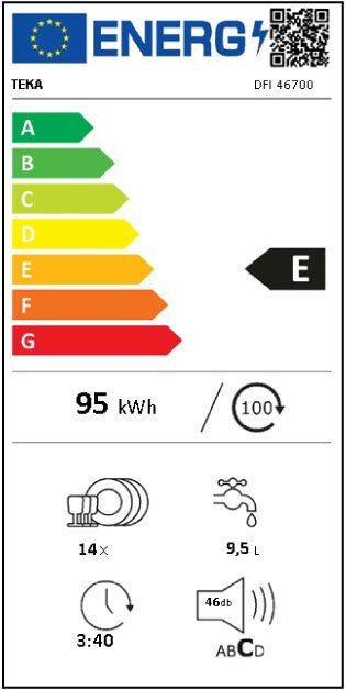 TEKA DFI 46700 TTM 7 YIKAMA PROGRAMLI TAM ANKASTRE BULAŞIK MAKİNESİ