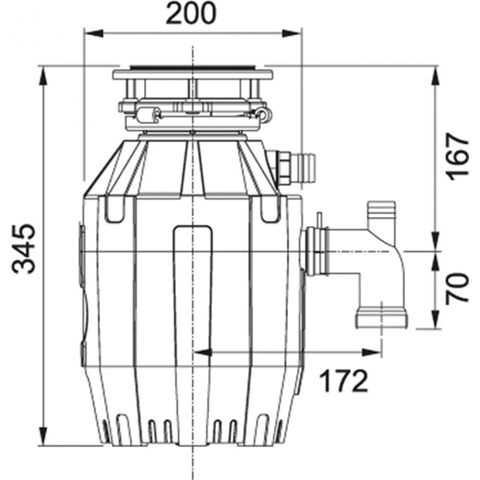 FRANKE ÇÖP ÖĞÜTÜCÜ TE-50