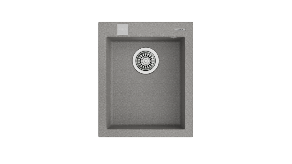 TEKA FORSQUARE 34.40 TG TEK HAZNELİ TEZGAH ÜSTÜ STONE GREY EVİYE