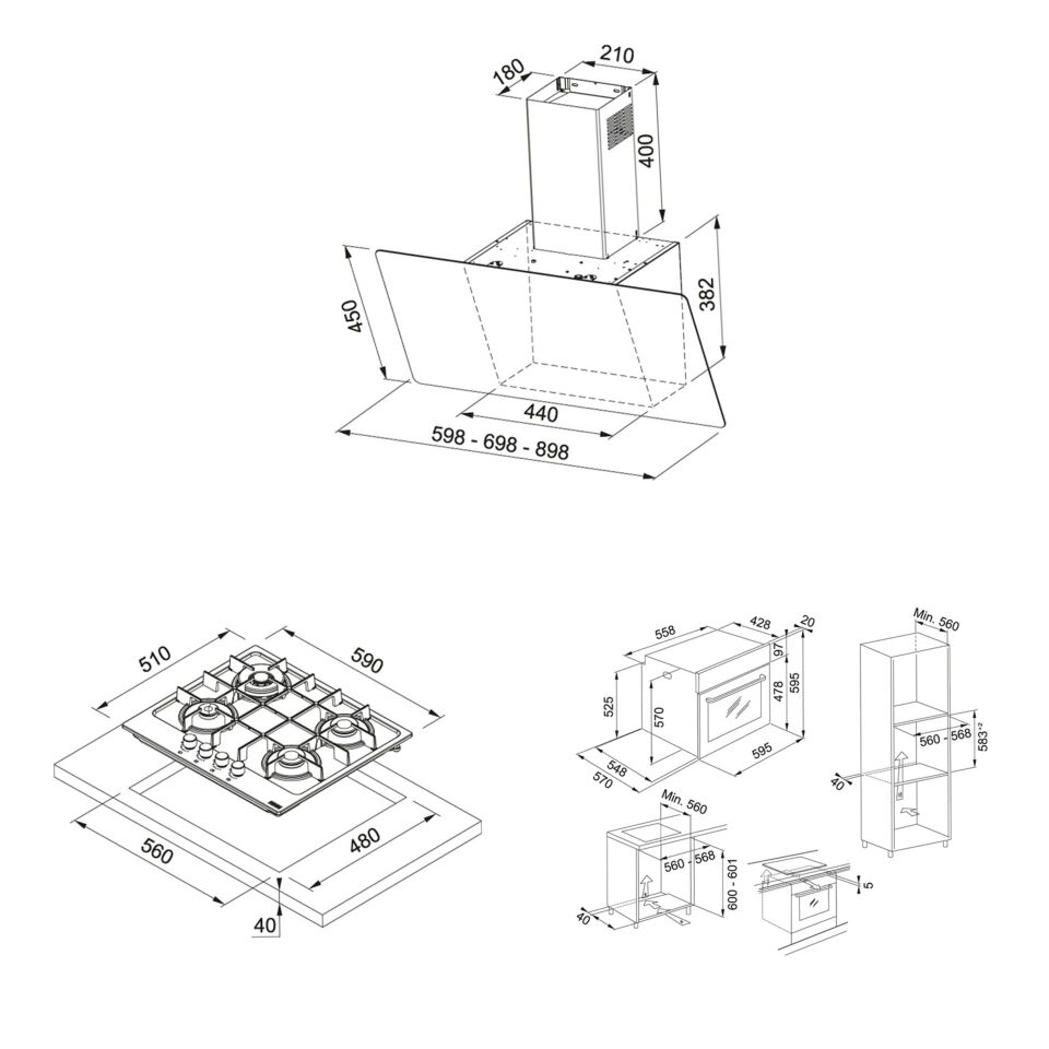 FRANKE FPJ 615 V BK/SS DAVLUMBAZ FHMA 604 3G DC XS OCAK FSL 86 H XS İNOX ANKASTRE FIRIN SET