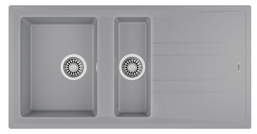 TEKA STONE 60 B-TG 1½B 1D METALLİC GREY GRANİT EVİYE