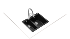 TEKA FORSQUARE 590 TG BLACK TEZGAHÜSTÜ EVİYE