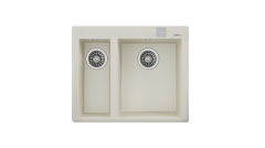 TEKA  FORSQUARE 590 TG BRİGHT CREAM TEZGAH ÜSTÜ EVİYE