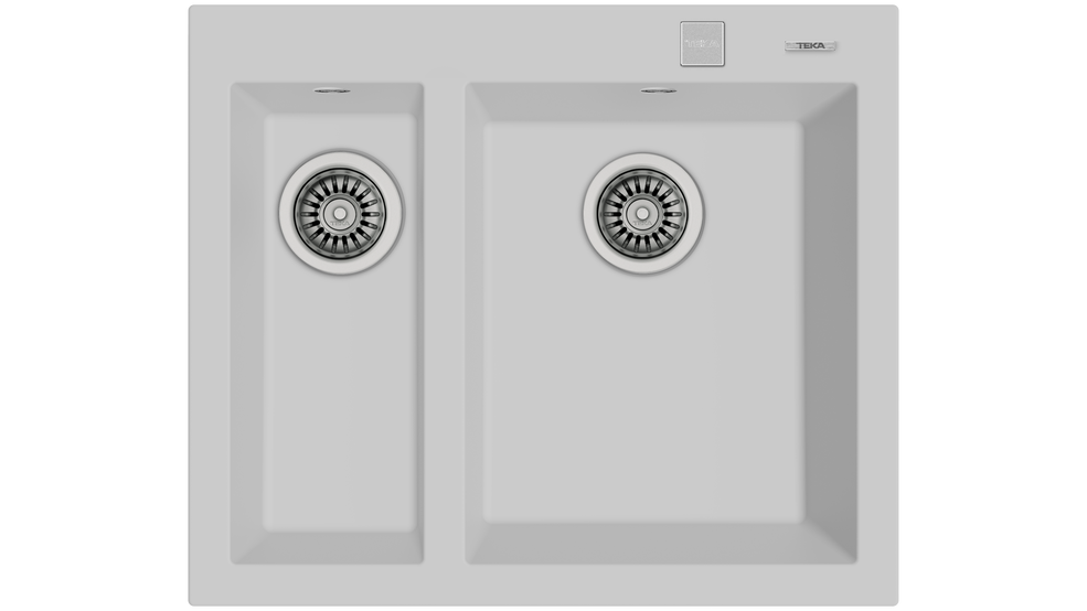 TEKA FORSQUARE 590 TG ARCTİC WHİTE  TEZGAH ÜSTÜ EVİYE